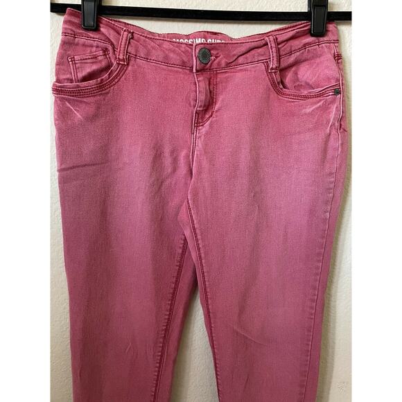 Mossimo Red Stonewash Skinny Jegging Jeans Pants Size 9 Fit 6 Inseam 29 - Picture 3 of 7